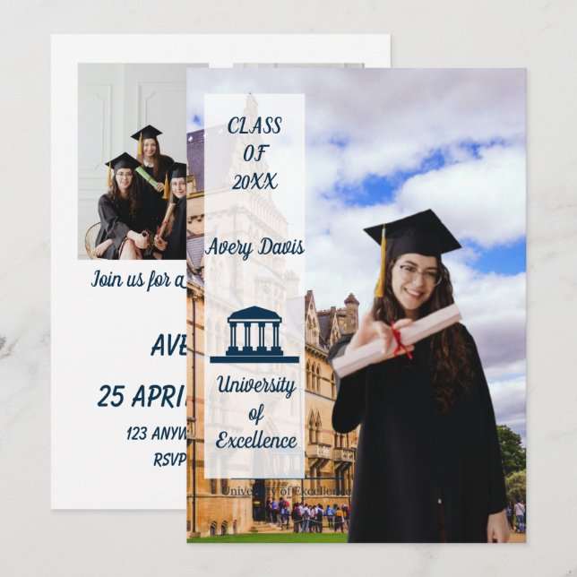 Convite para Festa de Graduação em Arco 2026 (Frente/Verso)