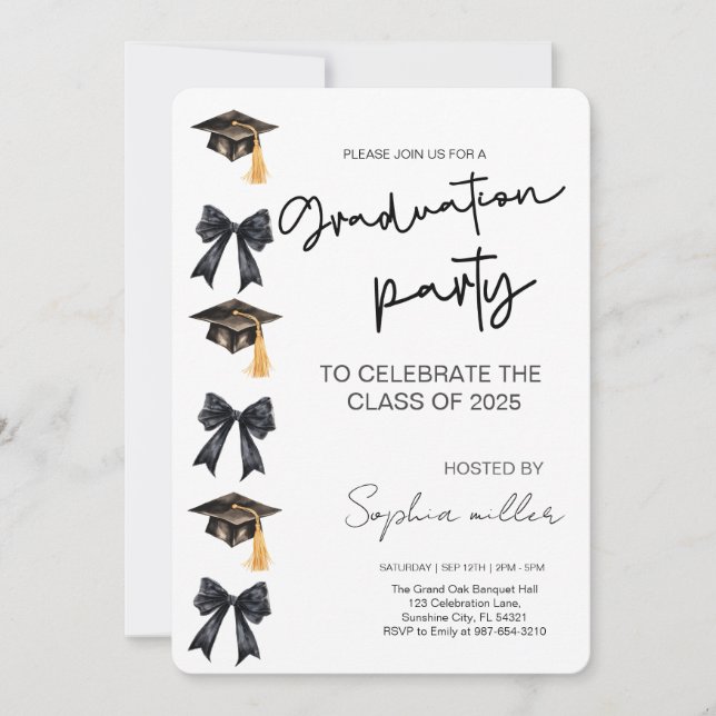 Convite para Festa de Graduação Turma de 2025, Laç (Frente)