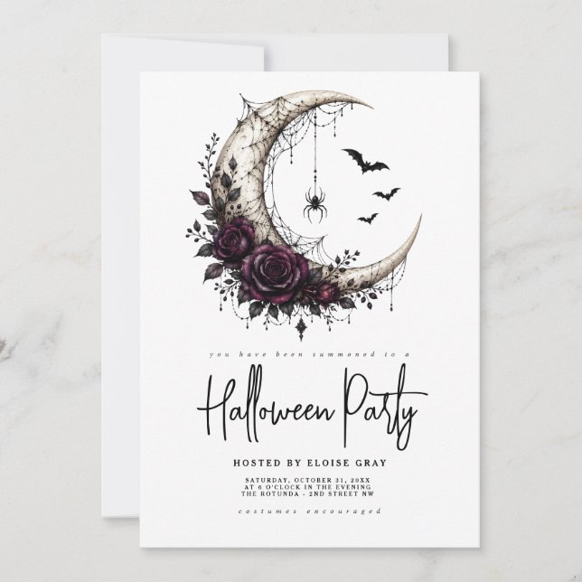 Convite para Festa de Halloween (Frente)