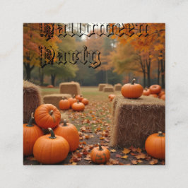 Convite para Festa de Halloween