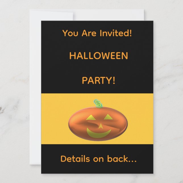 Convite para FESTA DE HALLOWEEN (Frente)