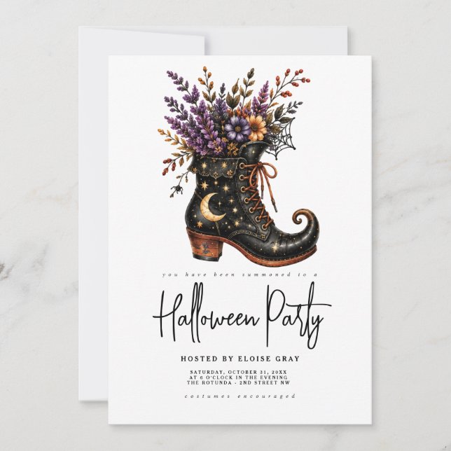 Convite para Festa de Halloween (Frente)