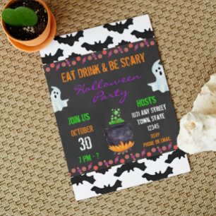 Convite para Festa de Halloween