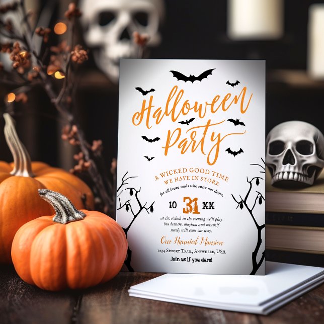 Convite para Festa de Halloween (Criador carregado)