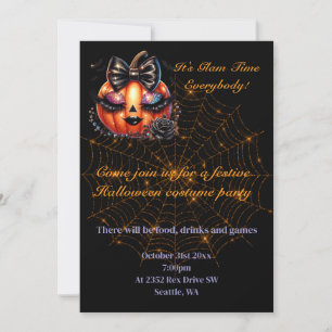 Convite para Festa de Halloween