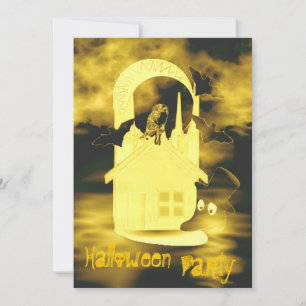 Convite para Festa de Halloween Assustadora