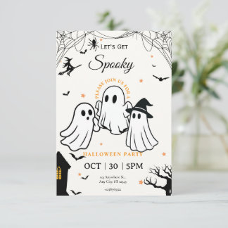 Convite para Festa de Halloween | Assustadoramente
