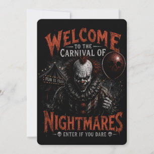 Convite para Festa de Halloween Carnaval de Pesade