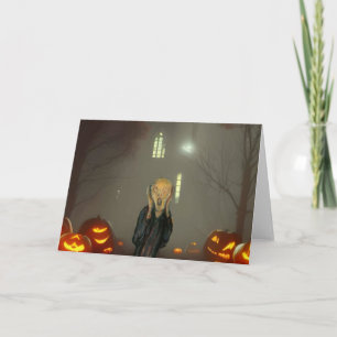 Convite para Festa de Halloween. Cartão