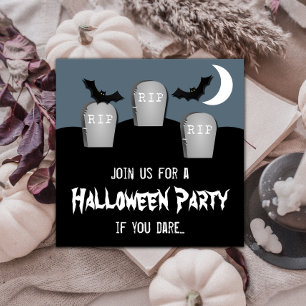 Convite para Festa de Halloween de Graveyard Gloom