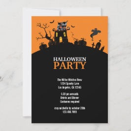 Convite para Festa de Halloween de Spook Hill