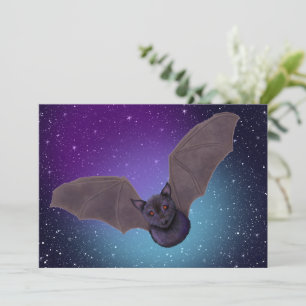 Convite para Festa de Halloween do Bat do KiniArt