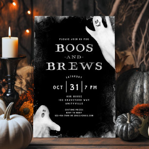 Convite para Festa de Halloween do Spooky Watercol