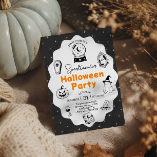 Convite para Festa de Halloween Espetacular