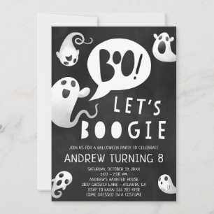 Convite para Festa de Halloween - Lets Boogie