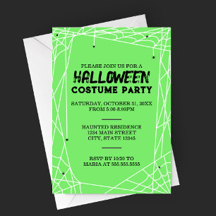 Convite para Festa de Halloween na Web