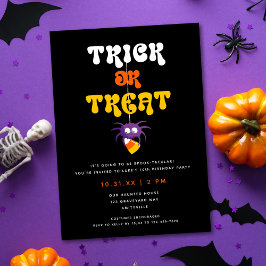 Convite para Festa de Halloween para Crianças de M