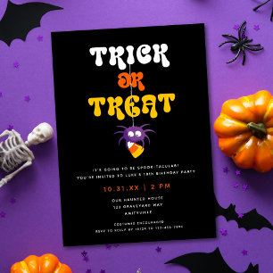 Convite para Festa de Halloween para Crianças de M