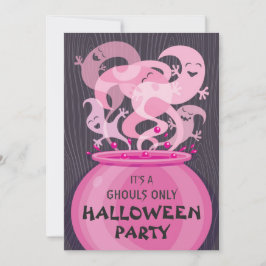 Convite para Festa de Halloween Só para Gáspeas