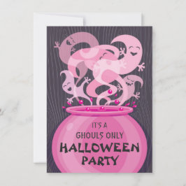 Convite para Festa de Halloween Só para Gáspeas