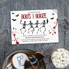 Convite para Festa de Halloween Spooky Boo's And B