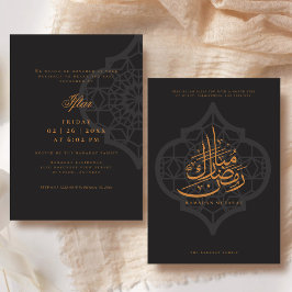 Convite para Festa de Iftar do Ramadão