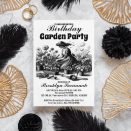 Convite para Festa de Jardim Encantado nos Jardins