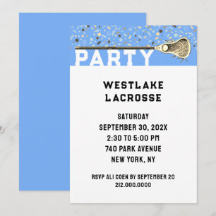 Convite para Festa de Lacrosse