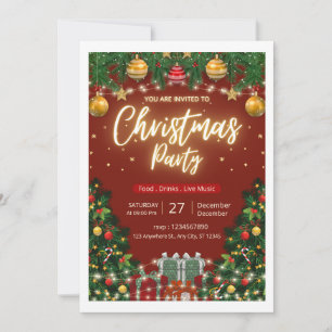 Convite para Festa de Natal