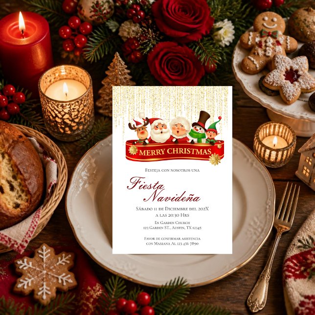 Convite para Festa de Natal (Criador carregado)