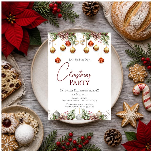 Convite para Festa de Natal (Criador carregado)