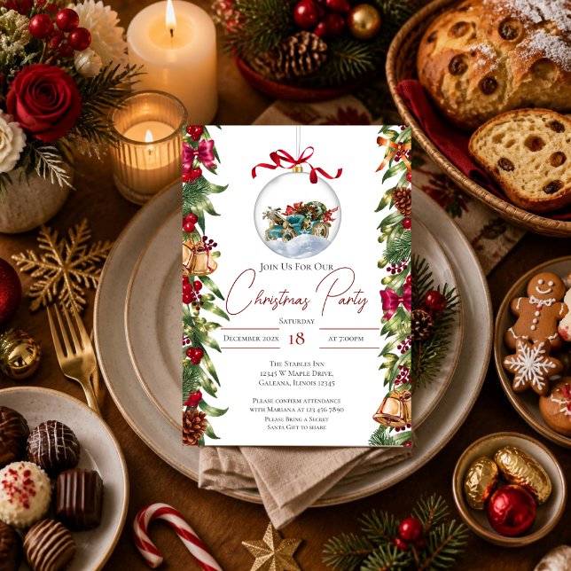 Convite para Festa de Natal (Criador carregado)