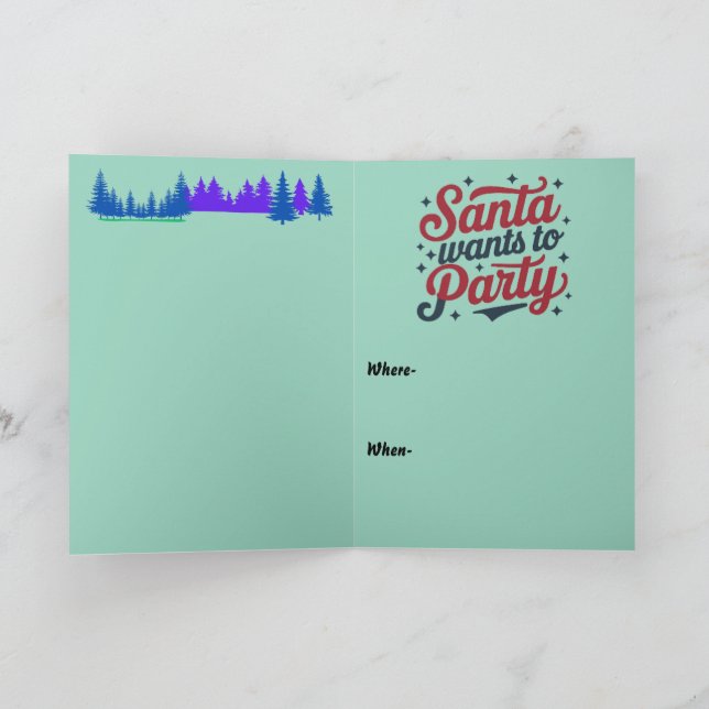 Convite para Festa de Natal 2 (Interior)