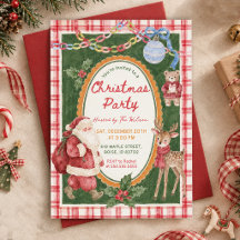 Convite para Festa de Natal Colorido e Caprichoso