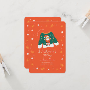 Convite para Festa de Natal com Papai Noel