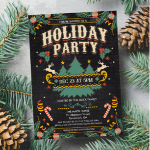 Convite para Festa de Natal de Inverno