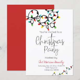 Convite para festa de natal de Natal Feriado