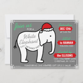 Convite para Festa de Natal do Elefante Branco (Ci
