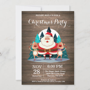Convite para Festa de Natal do Papai Noel