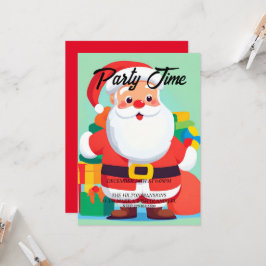 Convite para Festa de Natal do Papai Noel