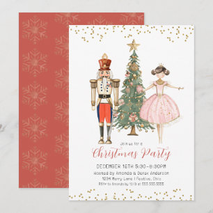 Convite para Festa de Natal do Quebra-Nozes