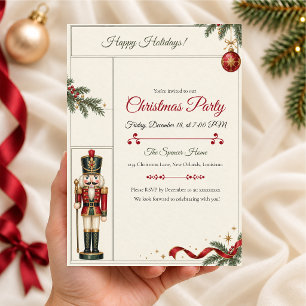 Convite para Festa de Natal do Quebra-Nozes