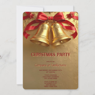 Convite para Festa de Natal e Feriados Sininhos Do
