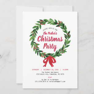 Convite para Festa de Natal / Feriado