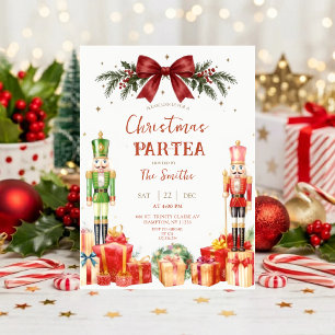 Convite para Festa de Natal Soldados Quebra-Noze