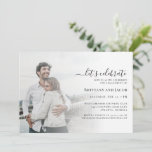 Convite para Festa de noivado de casamento de foto<br><div class="desc">Convite para Festa de noivado de casamento de fotos</div>