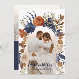 Convite para Festa de noivado de Fotografia do Arc