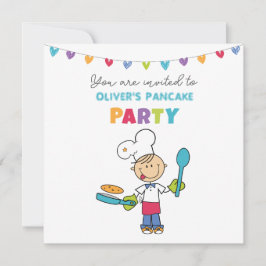 Convite para Festa de Panqueca