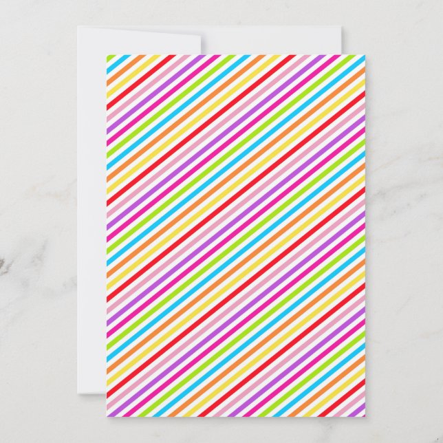 Convite para Festa de Pintura e Pijamas (Verso)