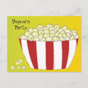 Convite para Festa de Pipoca
